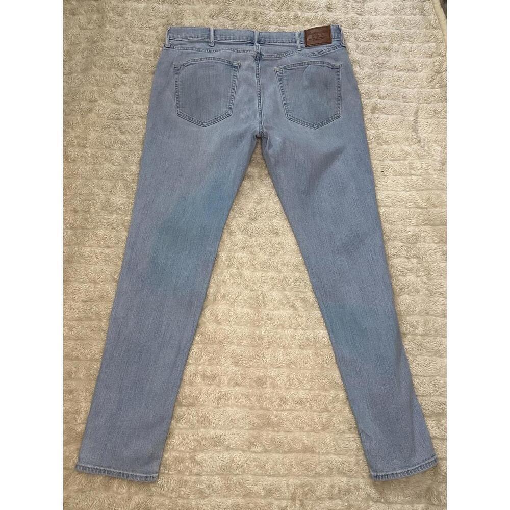 Abercrombie & Fitch light wash Felix Super Skinny jeans Size 36x32 - Picture 5 of 7
